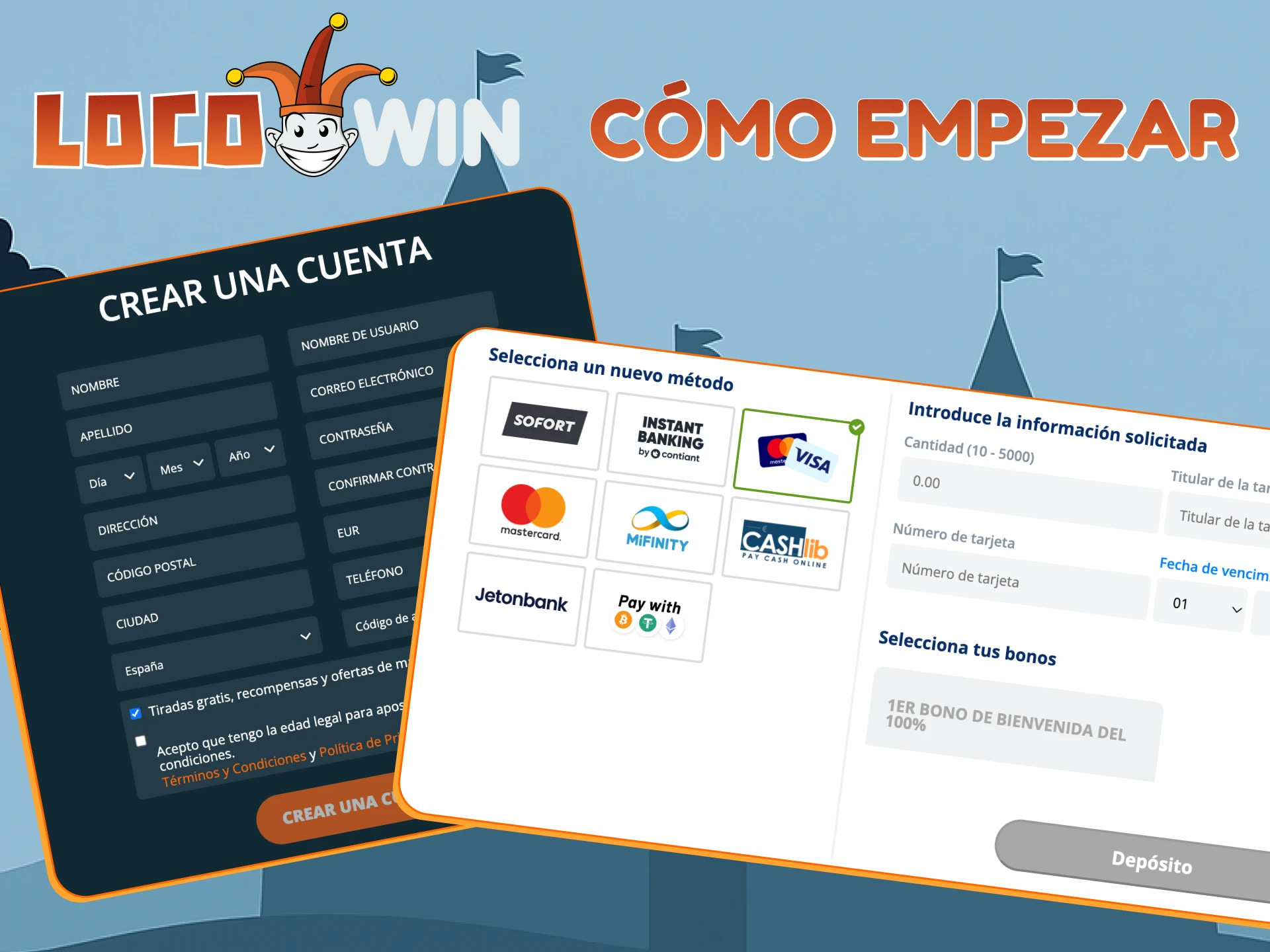 Aprende a comenzar en el casino Locowin.