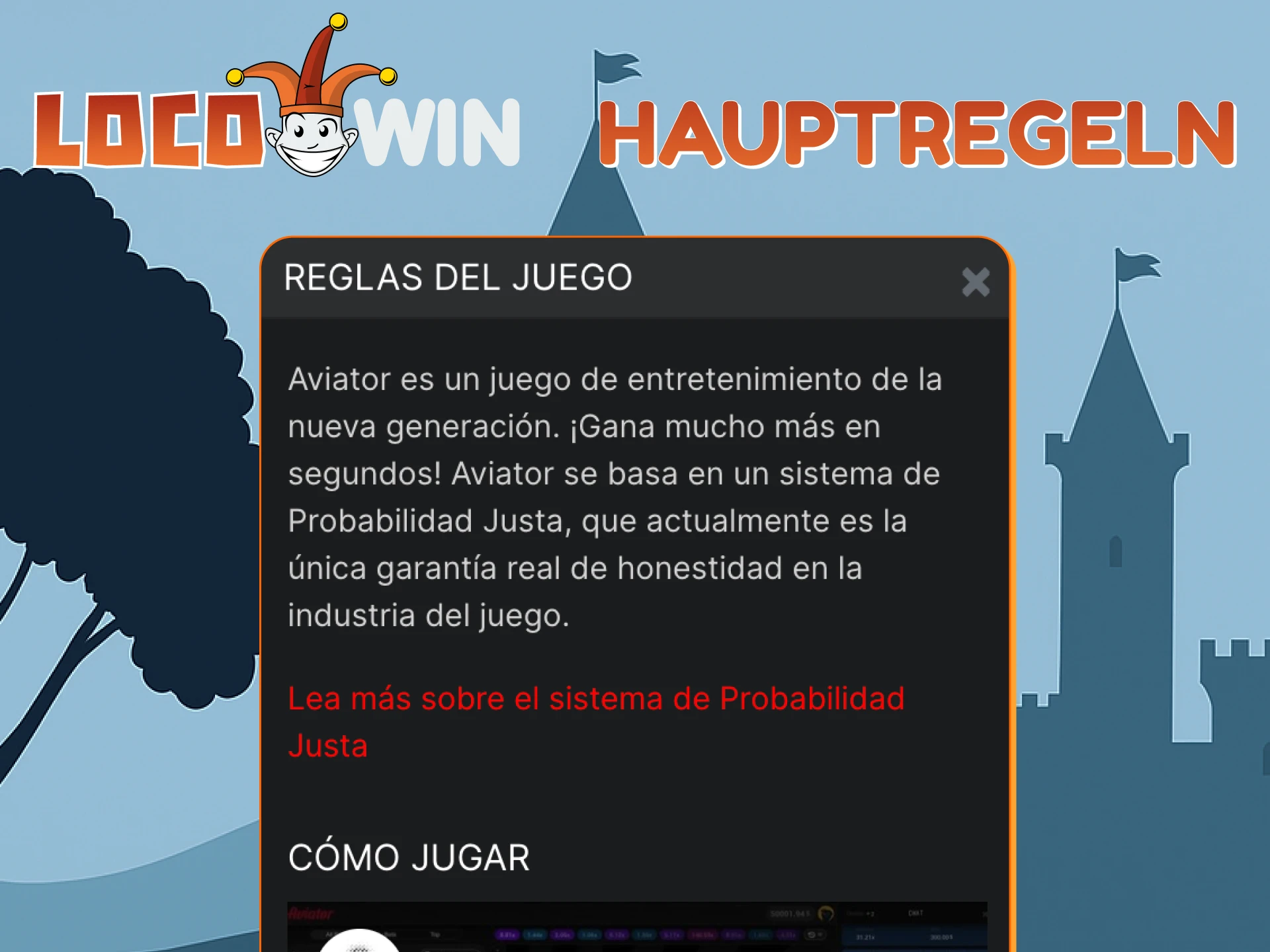 Entdecke die wichtigsten Aviator Regeln bei Locowin.
